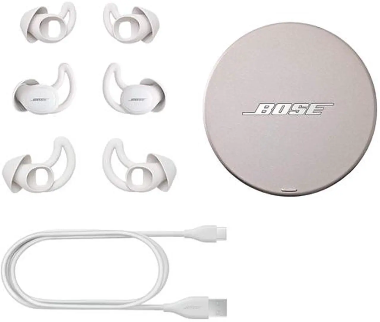 Alt view image 3 of 4 - Bose Sleepbuds II Noise-Masking Wireless In-Ear headphones - White