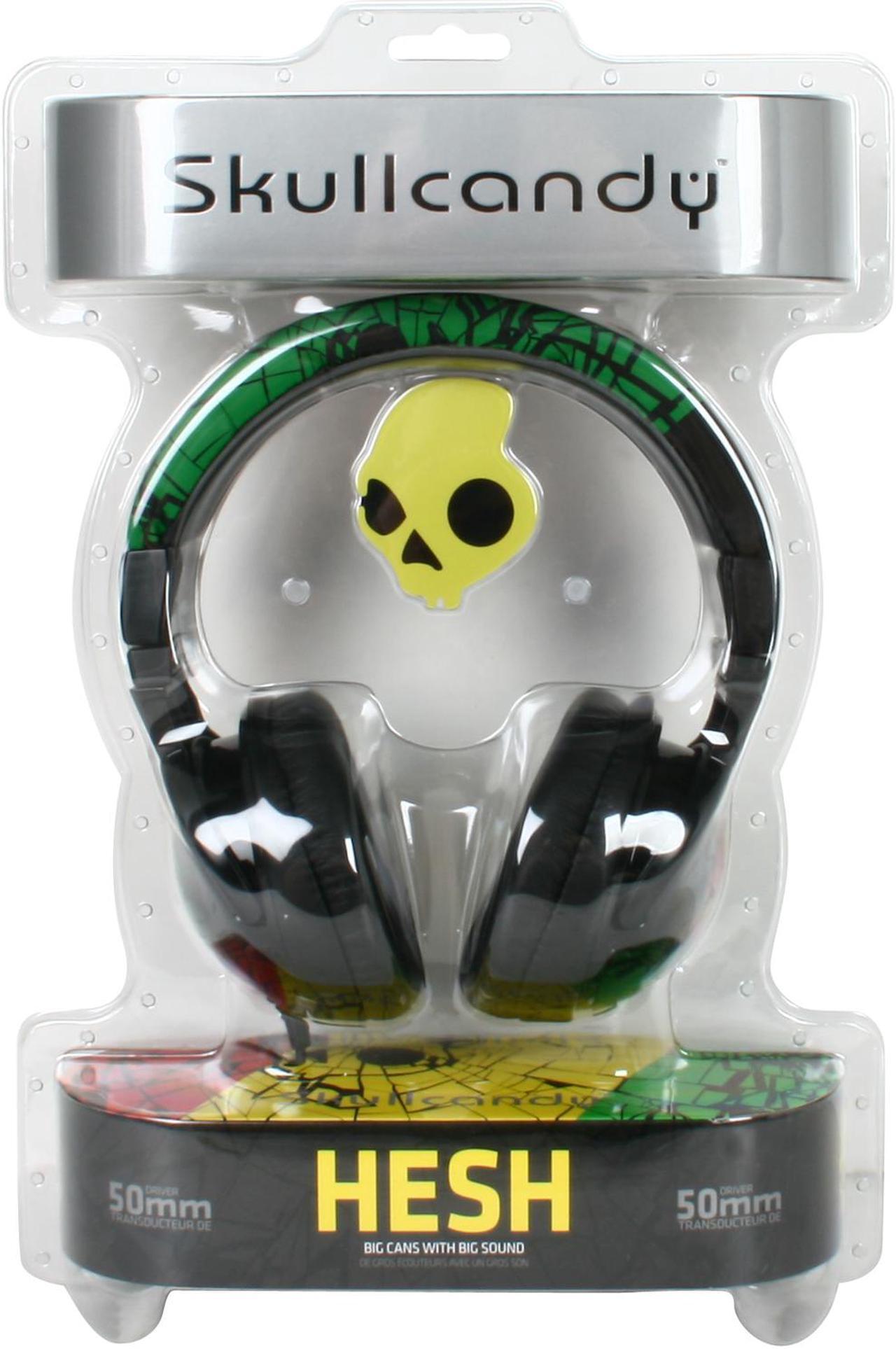 Alt view image 6 of 6 - Skullcandy HESH Shattered Rasta Over Ear S6HECZ-078