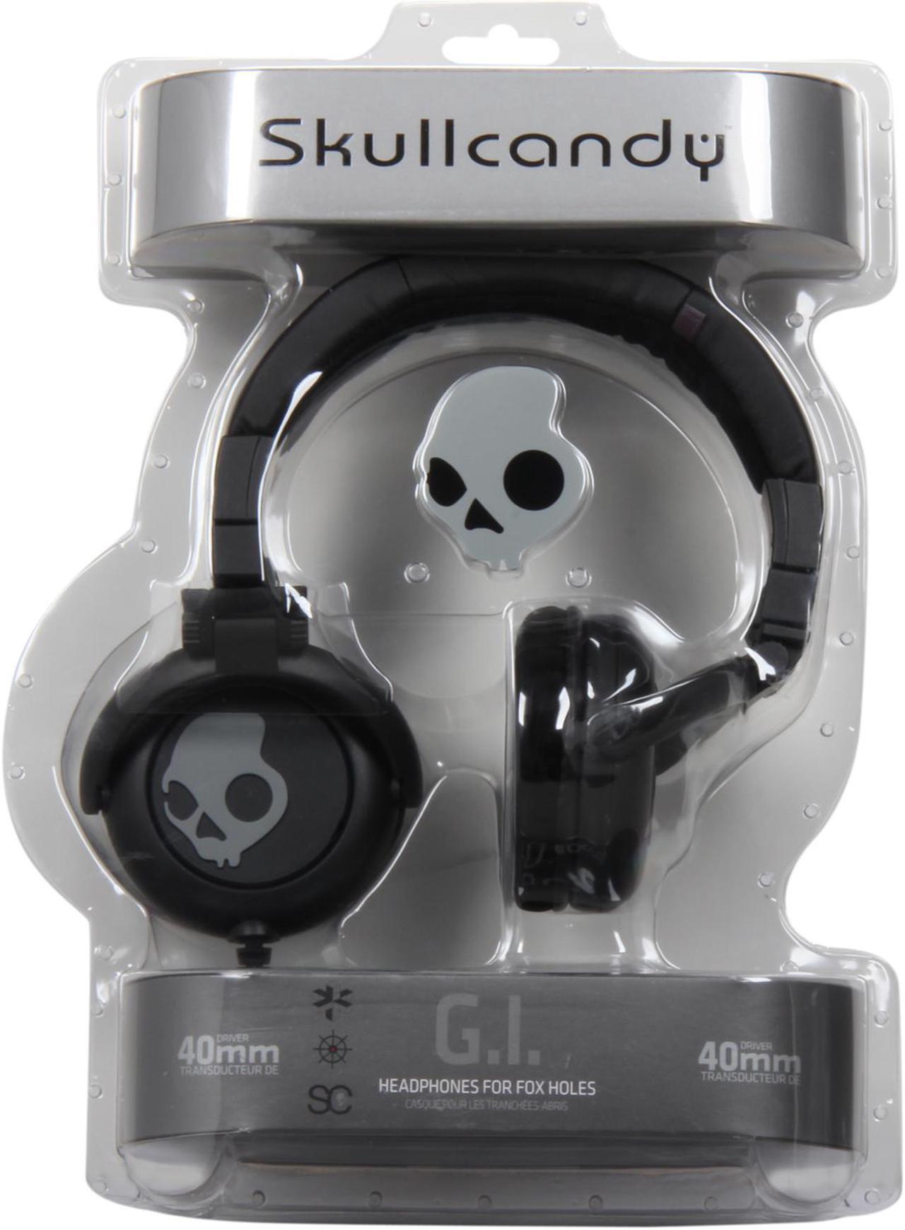 Alt view image 6 of 6 - Skullcandy G.I. S6GIDZ-118 3.5mm Connector Circumaural Headphone (Black/Gray)