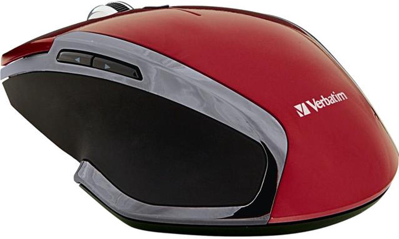 Main image of Verbatim 99018 Red 6 Buttons 1 x Wheel RF Wireless Mouse