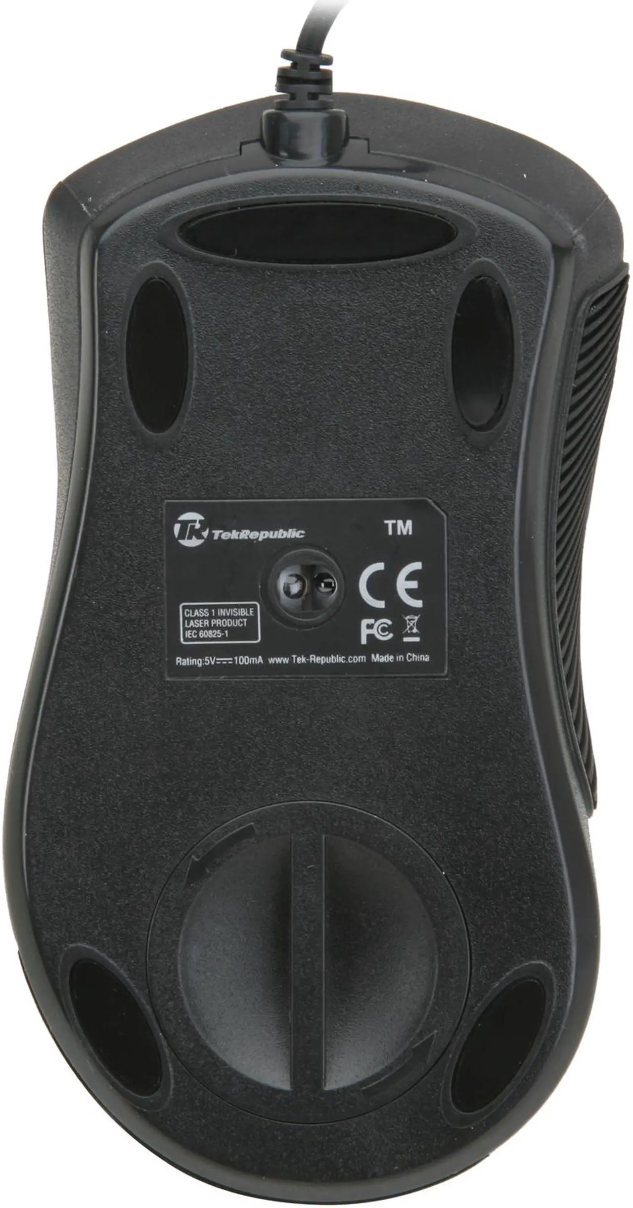 Alt view image 4 of 6 - Tek Republic TM Black 7 Buttons 1 x Wheel USB Wired Laser Gaming Mouse