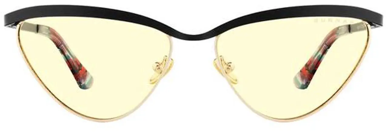 Main image of Gunnar tokidoki Year of the Dragon Computer Glasses Onyx/Gold Frame, Clear Lens, 35% Blue Light & 100% UV Protection, YOD-12709