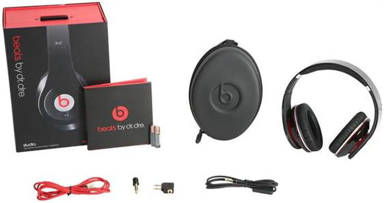 Alt view image 6 of 6 - Monster Beats by Dr. Dre  Studio High-Definition Over-Ear, Black