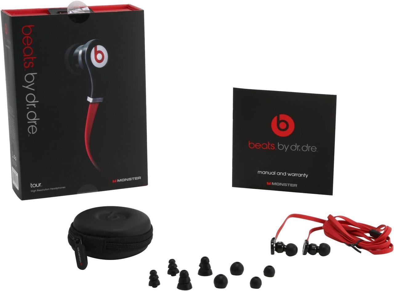 Alt view image 4 of 4 - Monster  Beats by Dr. Dre Tour High Resolution In-Ear, Black