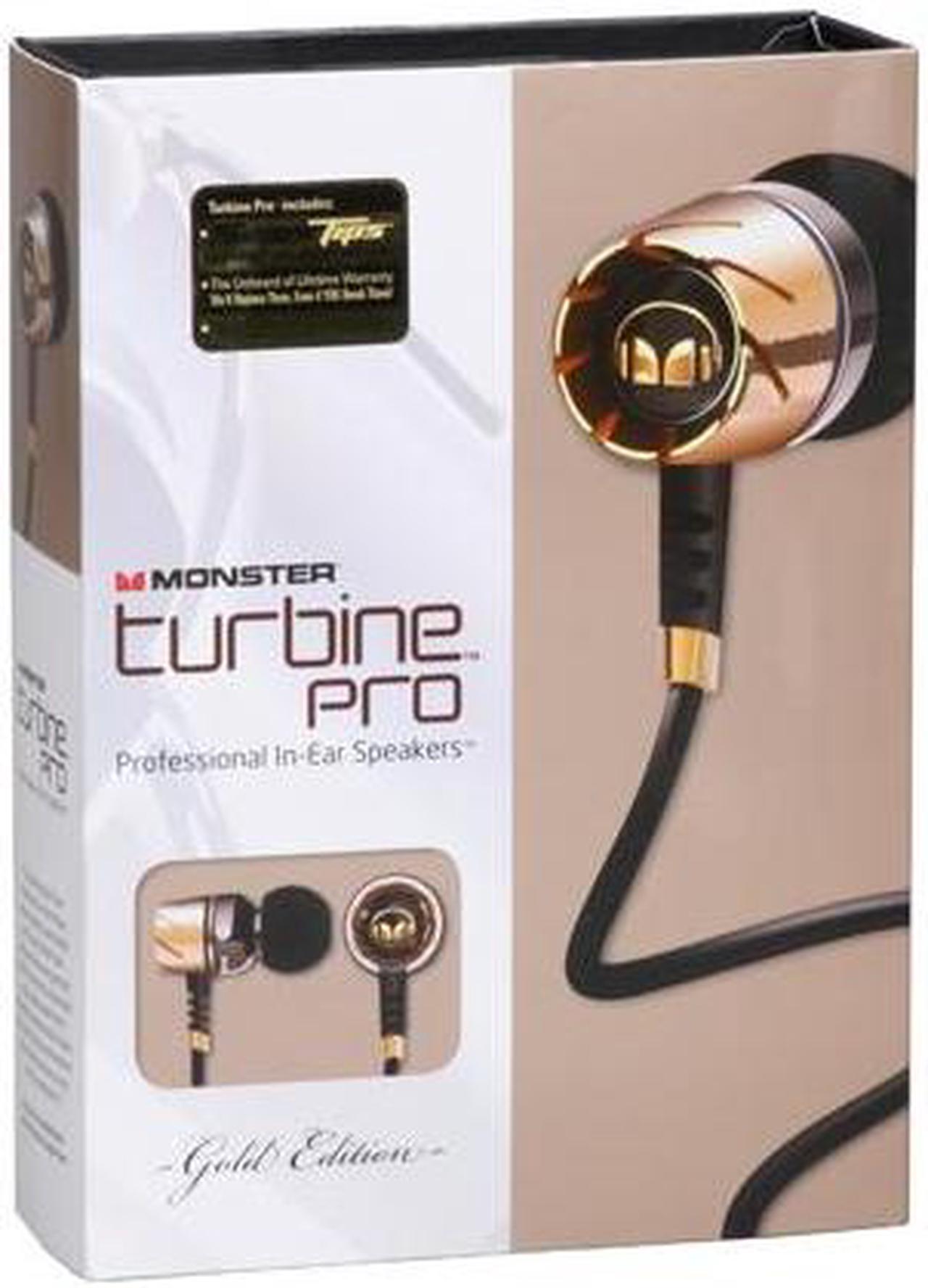 Alt view image 3 of 4 - Monster - Turbine Pro Gold Audiophile In-Ear Speakers