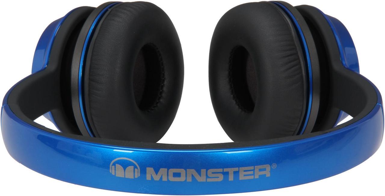 Alt view image 5 of 7 - Ncredible N-Tune On-Ear Headphone by Monster - Cobalt Blue