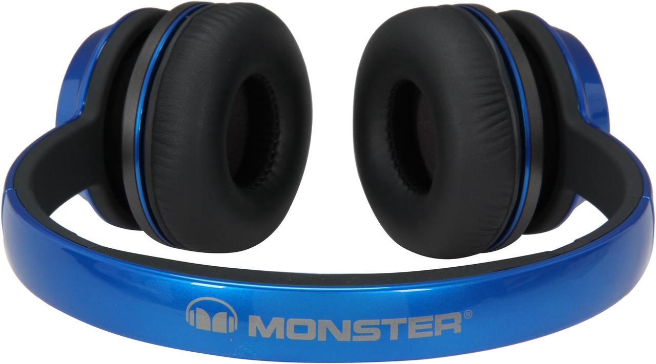 Alt view image 6 of 7 - Ncredible N-Tune On-Ear Headphone by Monster - Cobalt Blue