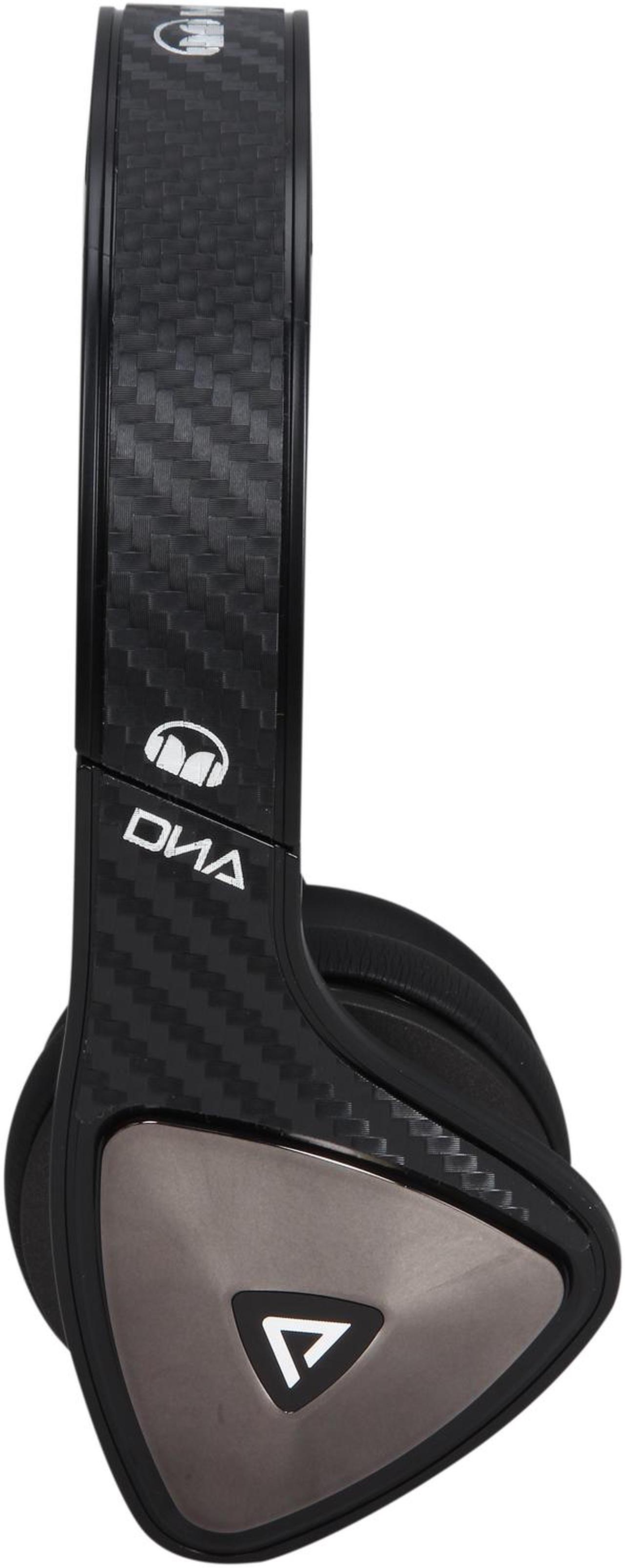 Alt view image 2 of 8 - Monster DNA On-Ear Headphones-Blk/Carbon Fiber