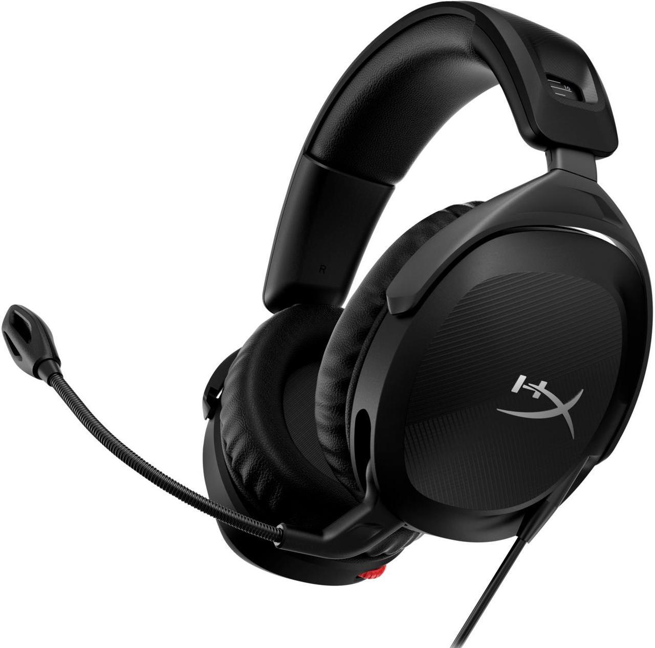 HyperX Cloud Stinger 2 – Gaming Headset, DTS Headphone:X Spatial Audio, Lightweight Over-Ear Headset with mic, Swivel-to-Mute Function, 50mm Drivers, PC Compatible, Black