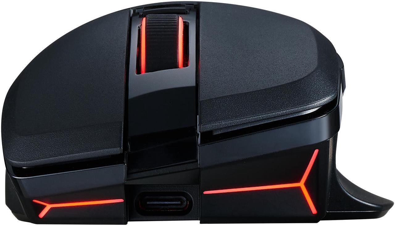 Alt view image 4 of 5 - PowerColor ALPHYN AM10 Wireless Gaming Mouse - Black