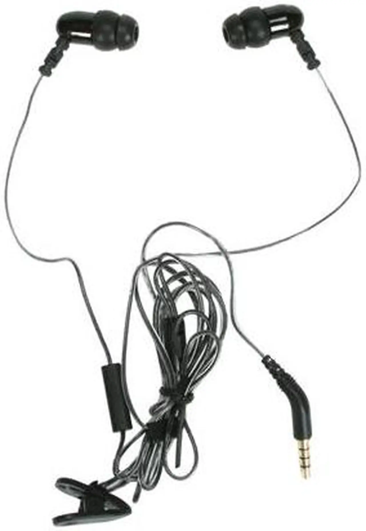 Alt view image 4 of 6 - MEElectronics Black 3.5mm Headset w/Attached Hi-Fi Sound-Isolating In-Ear Headphones with Microphone for Apple Devices and Cell Phones (M9P-BK)
