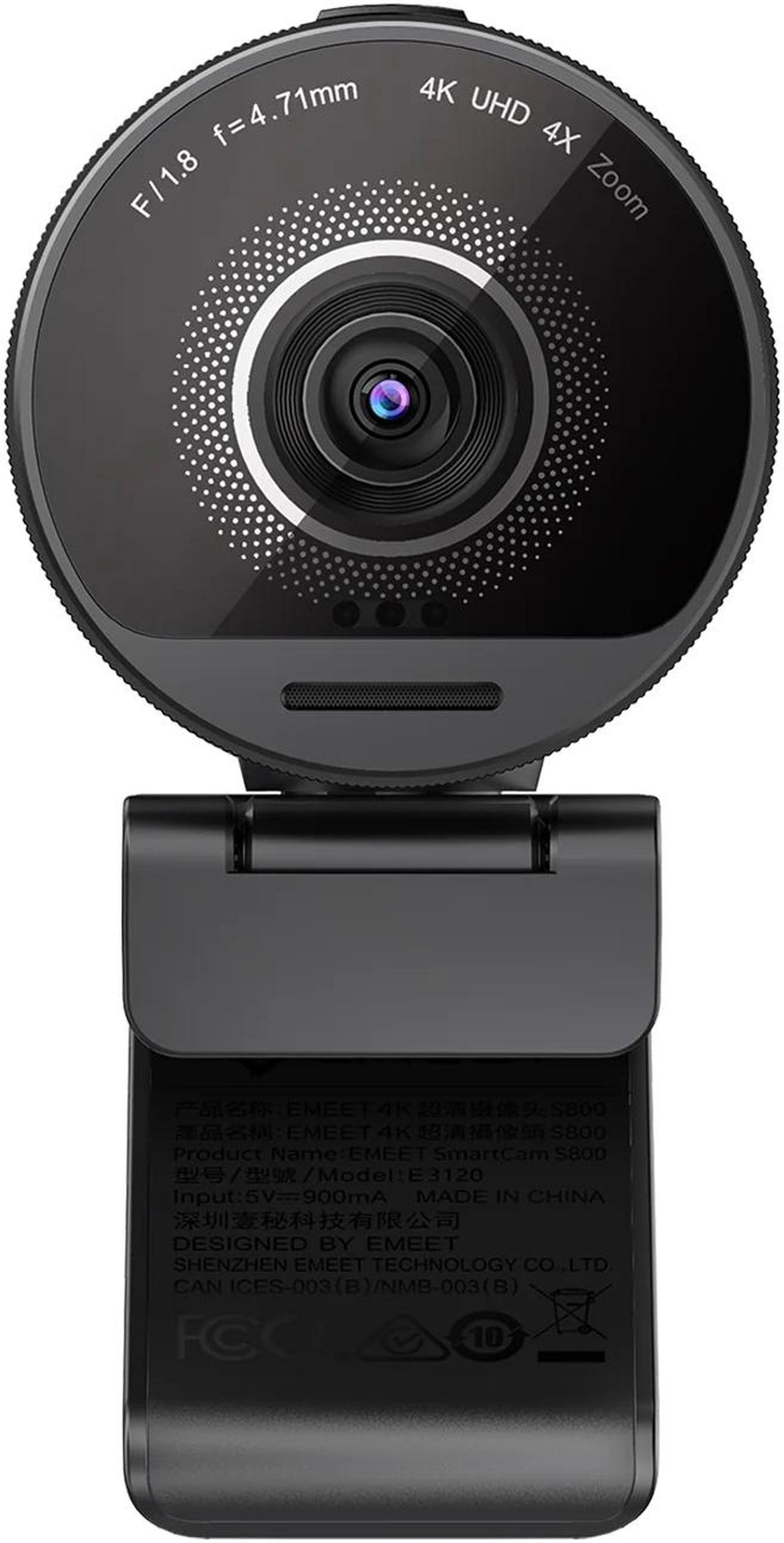 Alt view image 2 of 4 - eMeet SmartCam S800 UHD 4K Live Streaming Webcam EMS82U-LD