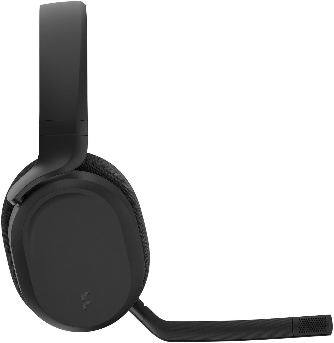 Alt view image 14 of 14 - Fractal Design Scape Dark RGB Wireless Gaming Headset w/ Immersive Audio, USB Dongle & BT 5.3, Charging Stand, 40-Hr Battery, compatible with PC, Mac, PS4, PS5, Switch, Mobile - Black (FD-HS-SCA1-01)