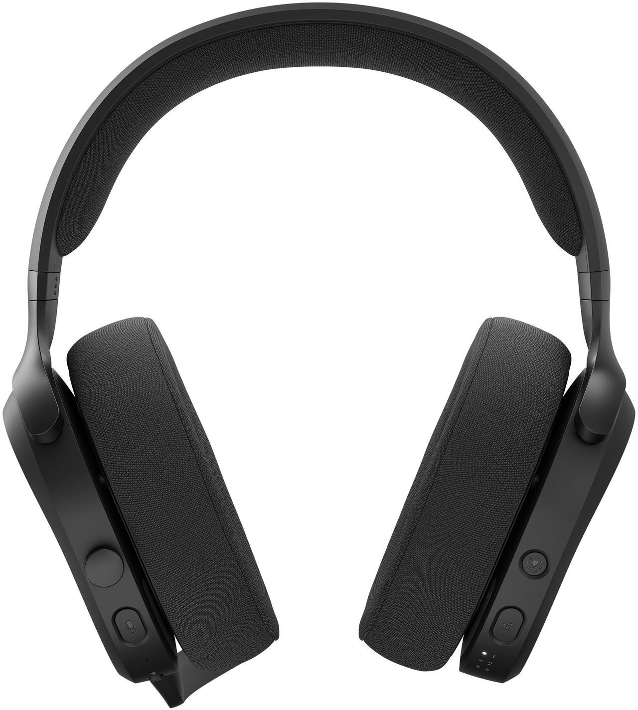 Alt view image 10 of 14 - Fractal Design Scape Dark RGB Wireless Gaming Headset w/ Immersive Audio, USB Dongle & BT 5.3, Charging Stand, 40-Hr Battery, compatible with PC, Mac, PS4, PS5, Switch, Mobile - Black (FD-HS-SCA1-01)
