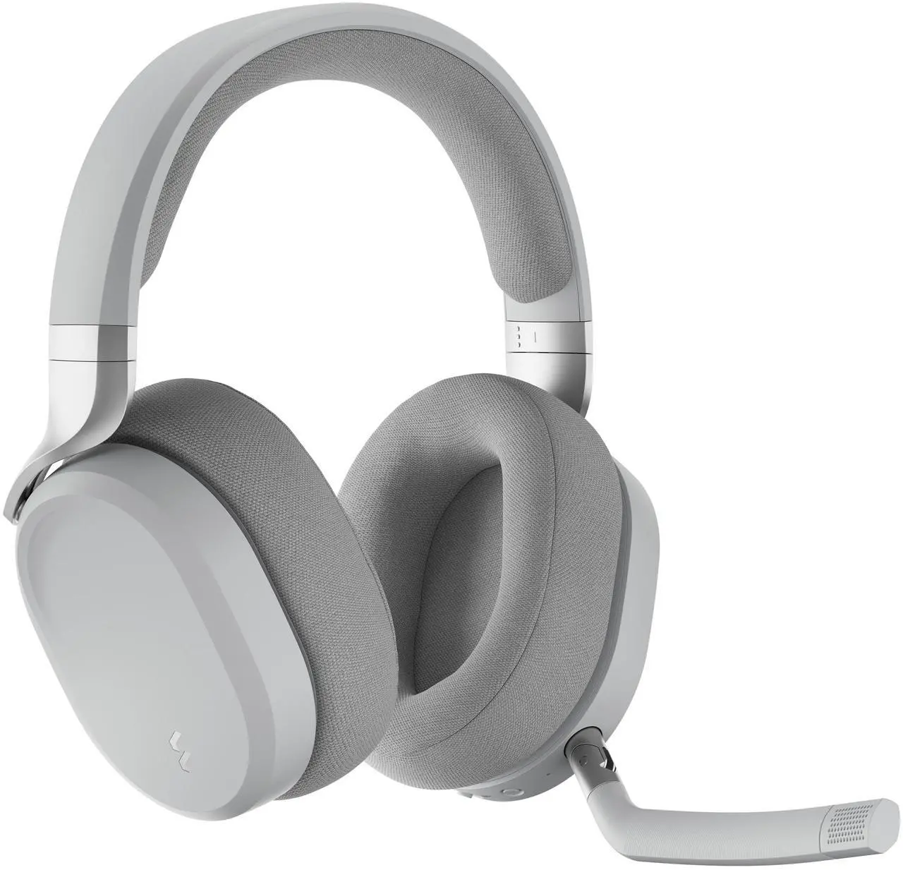 Alt view image 13 of 16 - Fractal Design Scape Light RGB Wireless Gaming Headset w/ Immersive Audio, USB Dongle & BT 5.3, Charging Stand, 40-Hr Battery, compatible with PC, Mac, PS4, PS5, Switch, Mobile - Gray (FD-HS-SCA1-02)