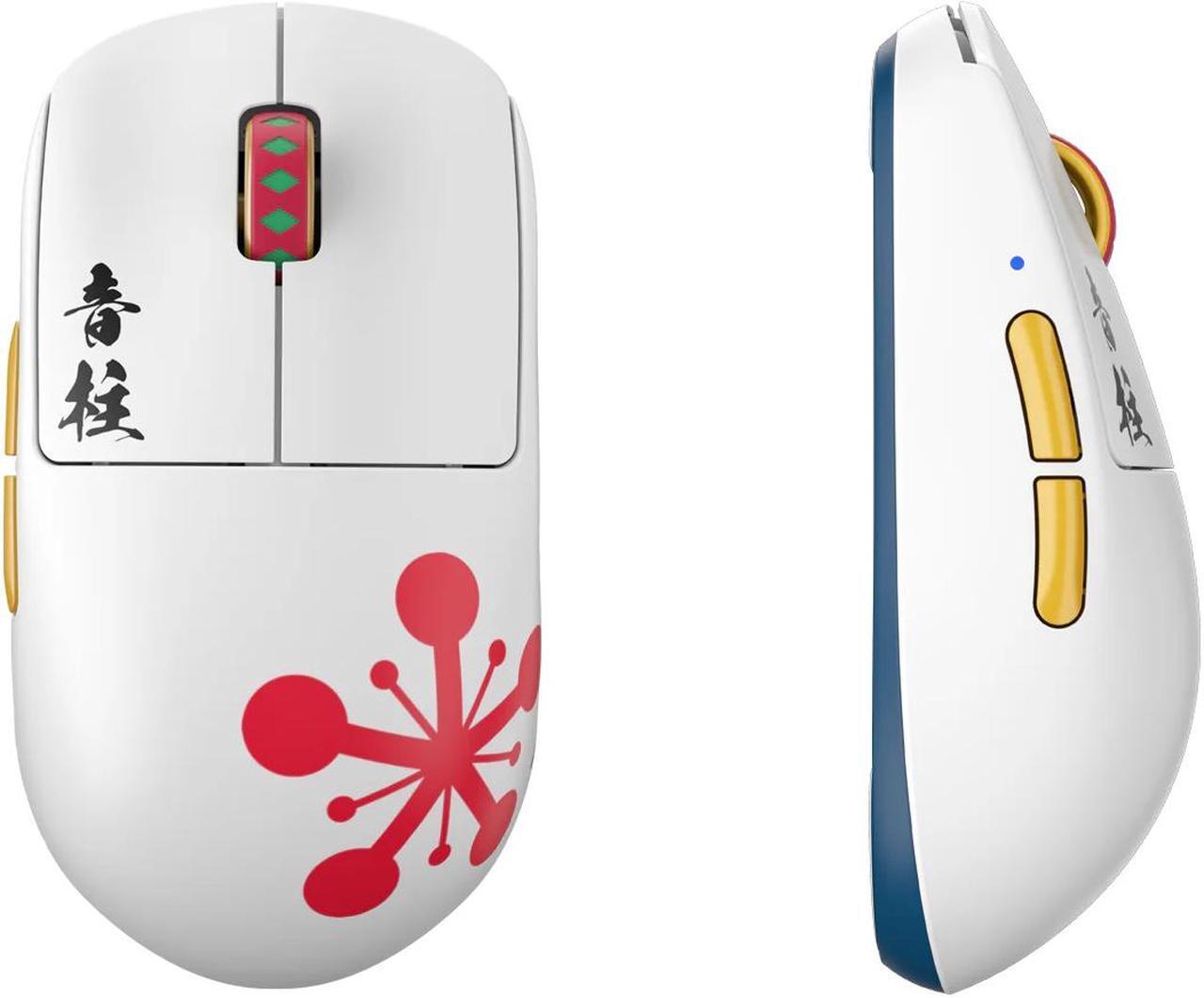 Alt view image 3 of 6 - Pulsar Gaming Gears X2H (High Hump) Demon Slayer Edition - Wireless Gaming Mouse, Ultra Lightweight 55g, PAW3395 26K DPI, 1ms Polling Rate, Optical, Symmetrical Shape, Lag-Free 2.4 GHz, Uzui Tengen