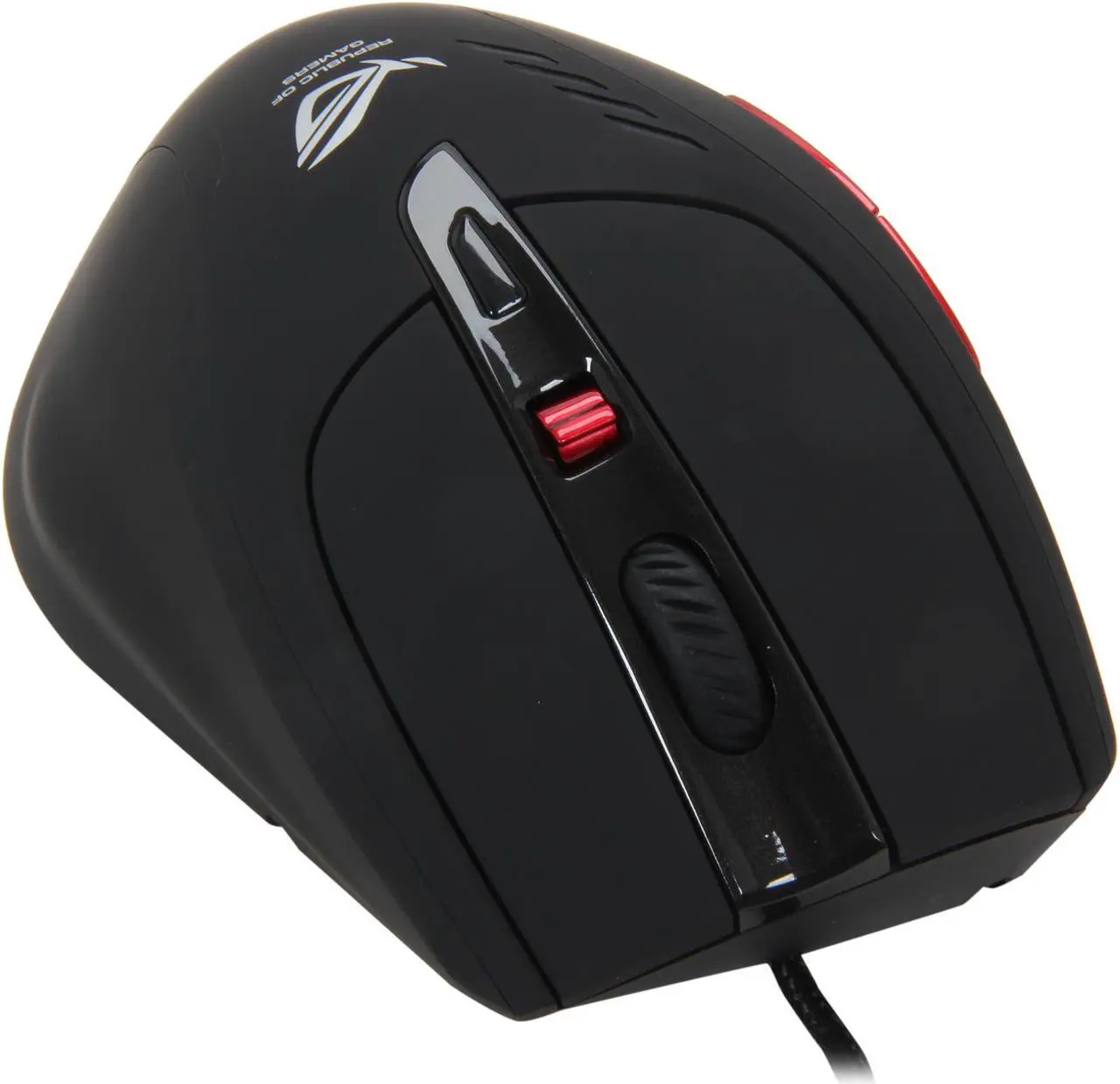 Alt view image 5 of 6 - ASUS ROG GX950 90-XB3L00MU00000- Black 1 x Wheel USB Wired Laser Mouse