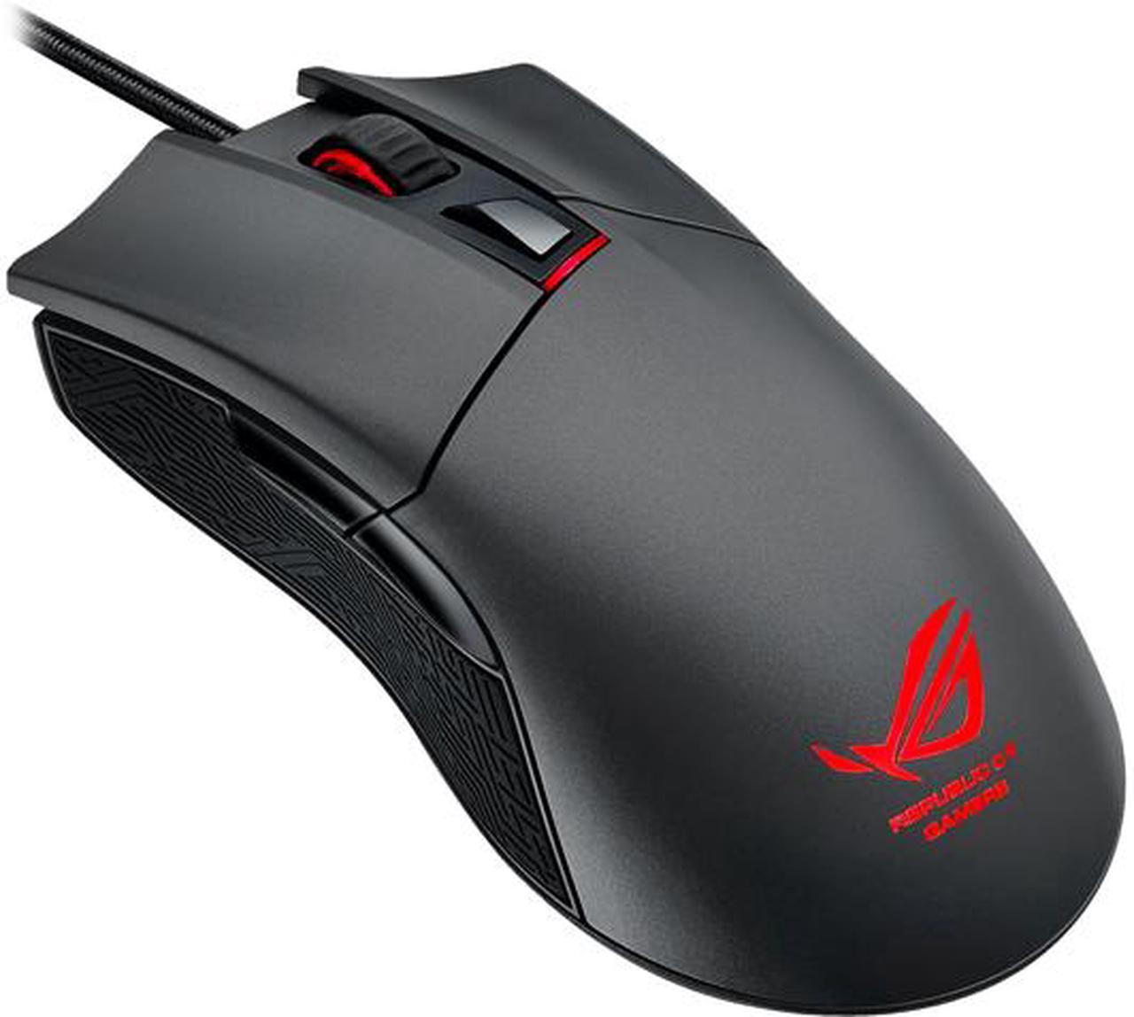 Main image of ASUS ROG Gladius Wired Optical Gaming Mouse, 6400 DPI, Steel Grey