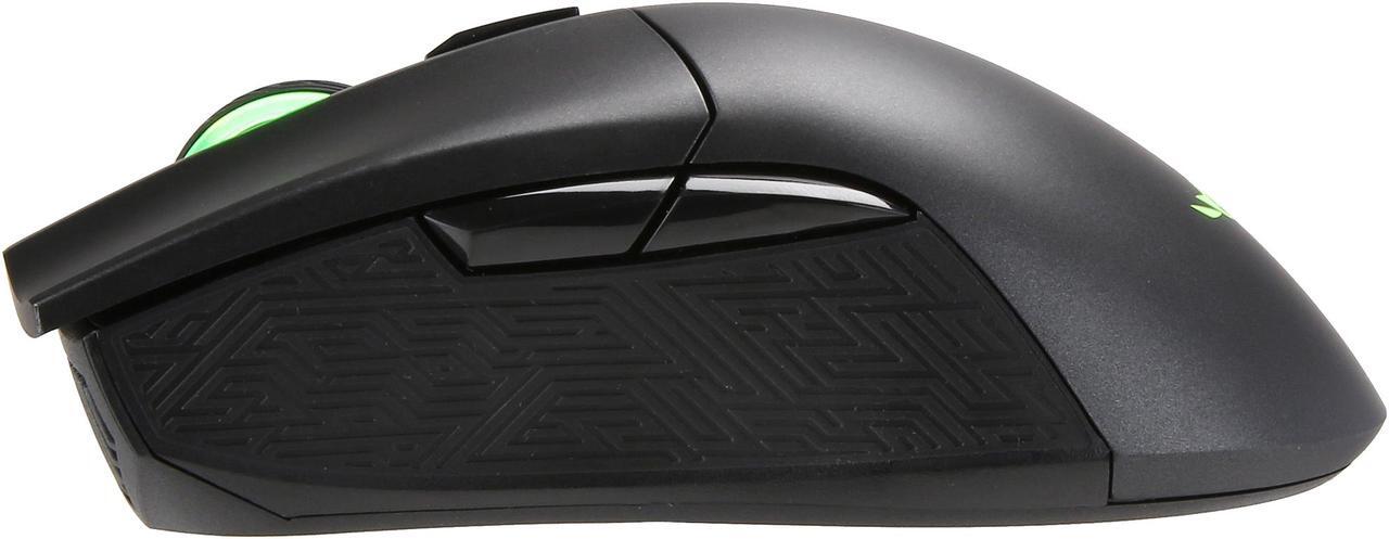 Alt view image 4 of 7 - ASUS Wireless Optical Gaming Mouse for PC - ROG Gladius II | Right-hand Grip | 12000 DPI Optical Sensor, 400 IPS, Omron Switches | 6 Programmable Buttons | Aura Sync RGB Lighting, ROG Armoury II