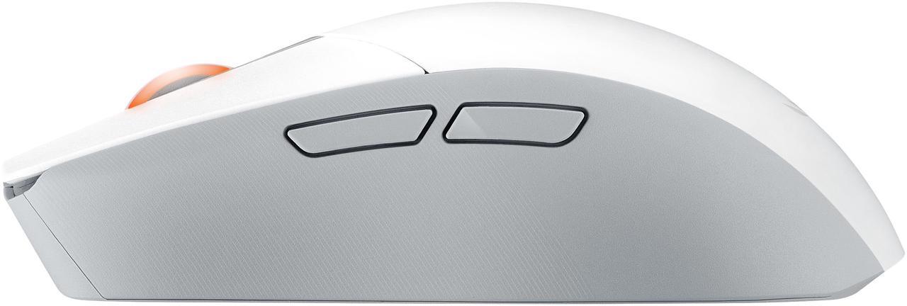 Alt view image 3 of 7 - Asus ROG Strix Impact III Wireless Gaming Mouse - 57g Lightweight, 36K DPI, Bluetooth & 2.4GHz, Up to 618hrs Battery Life, Replaceable Switches - White
