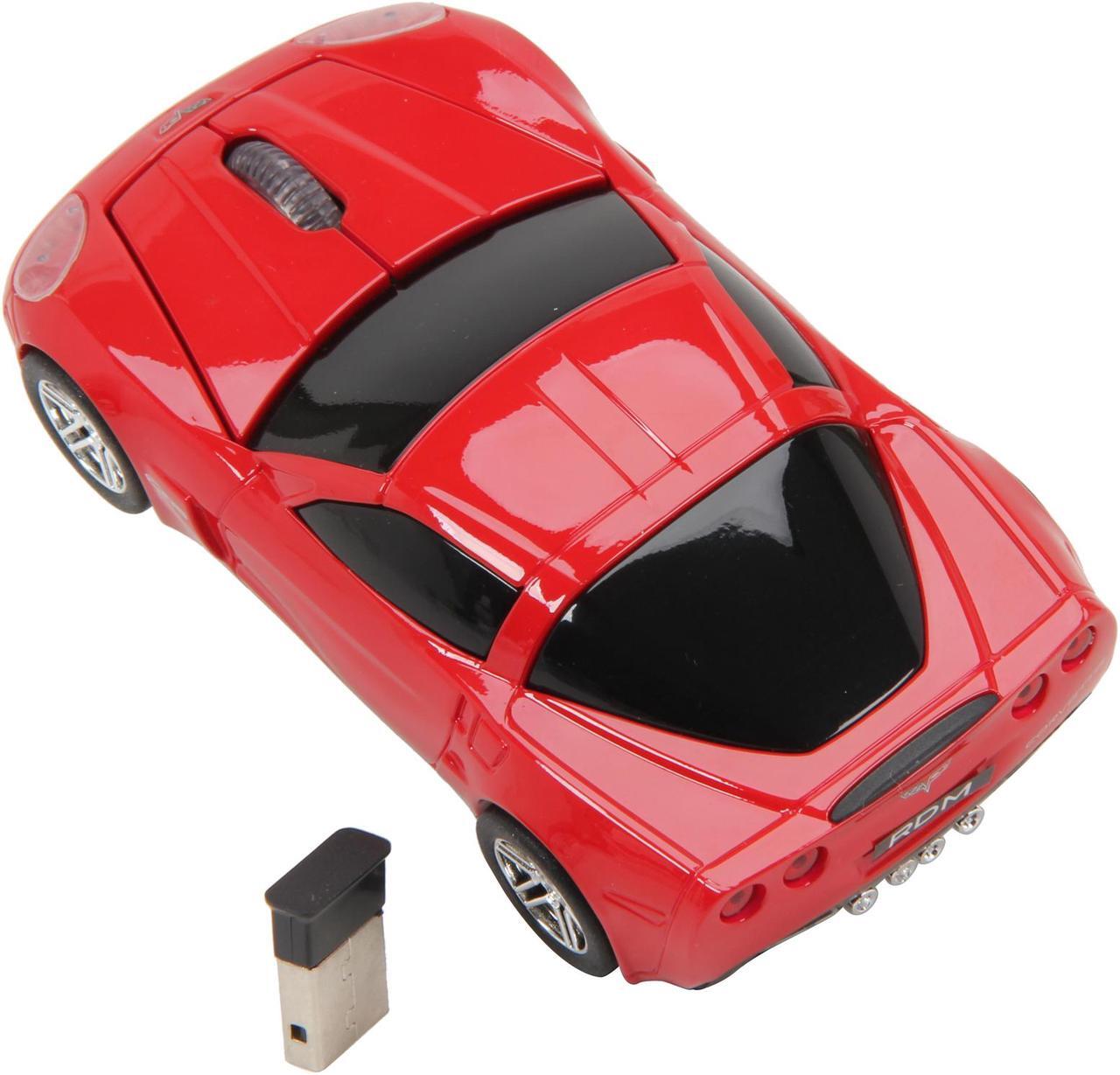Main image of Road Mice RM-08CHCZRXA Red RF Wireless Optical Chevrolet Corvette Mouse