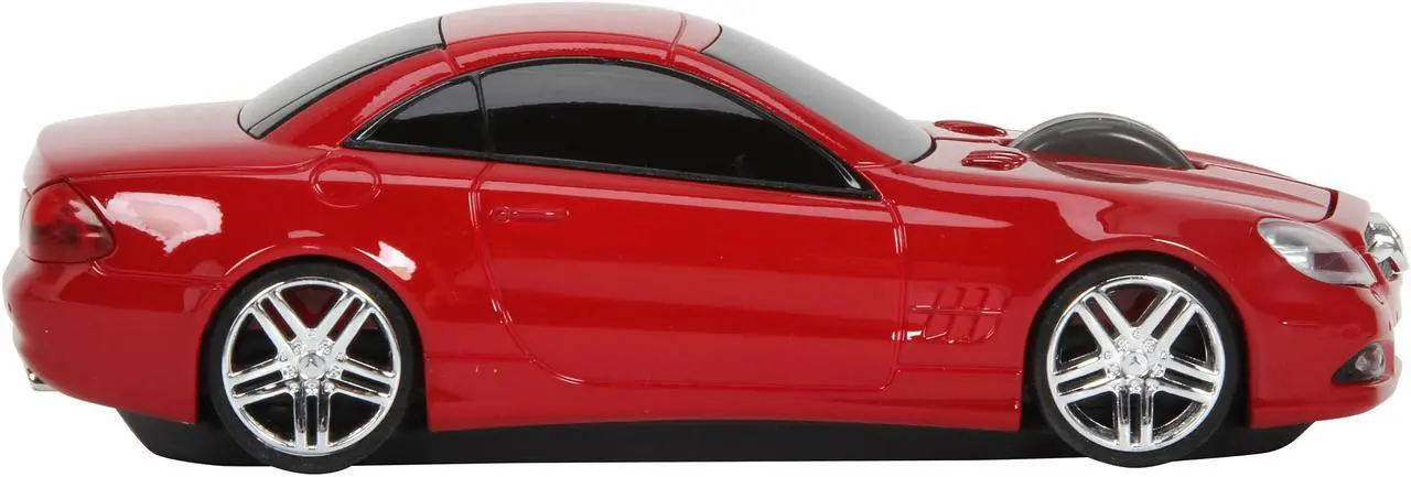 Alt view image 4 of 7 - Road Mice Mercedes Benz SL550 HP-12MBS5RXA Red 1 x Wheel USB RF Wireless Optical Mouse
