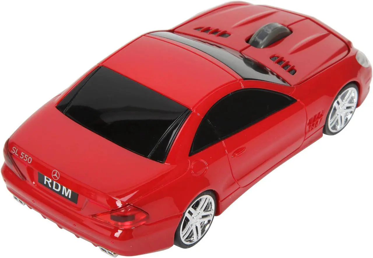 Alt view image 5 of 7 - Road Mice Mercedes Benz SL550 HP-12MBS5RXA Red 1 x Wheel USB RF Wireless Optical Mouse