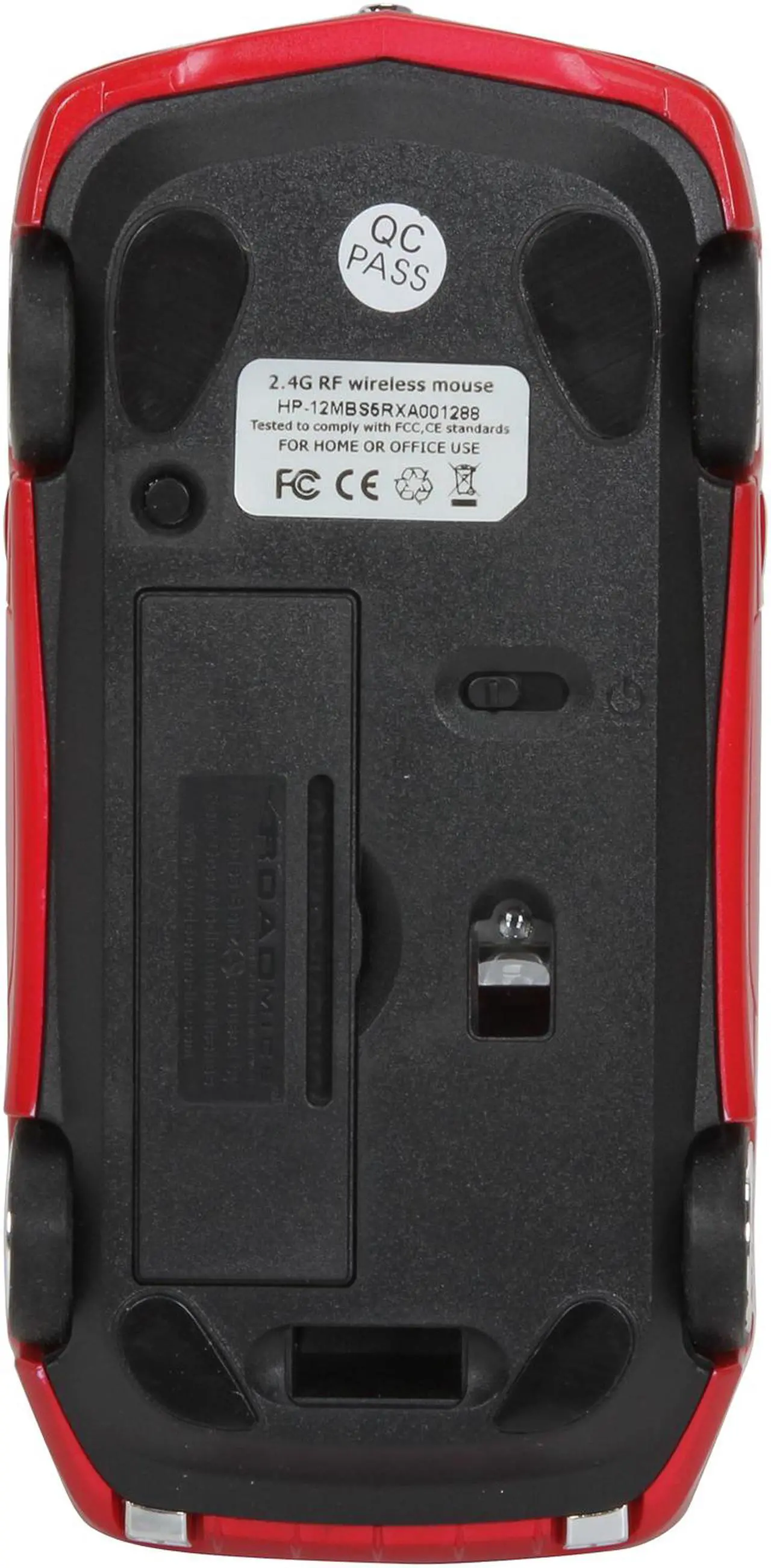 Alt view image 6 of 7 - Road Mice Mercedes Benz SL550 HP-12MBS5RXA Red 1 x Wheel USB RF Wireless Optical Mouse