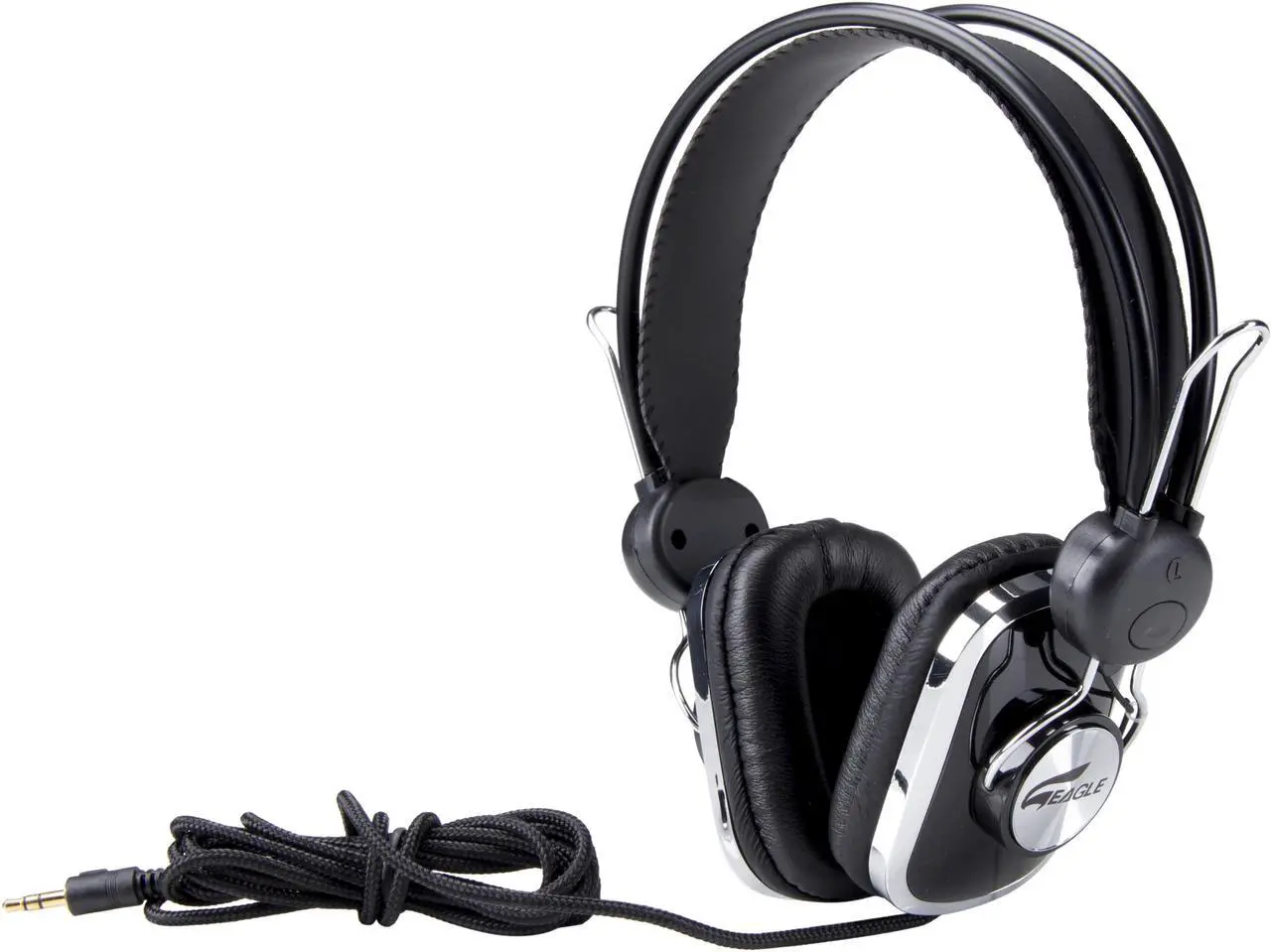 Main image of EAGLE TECH Arion Black ET-ARHP100-BK 3.5mm Connector Circumaural Stereo Headphones for Computers / Smartphones / Tablets /MP3 Players