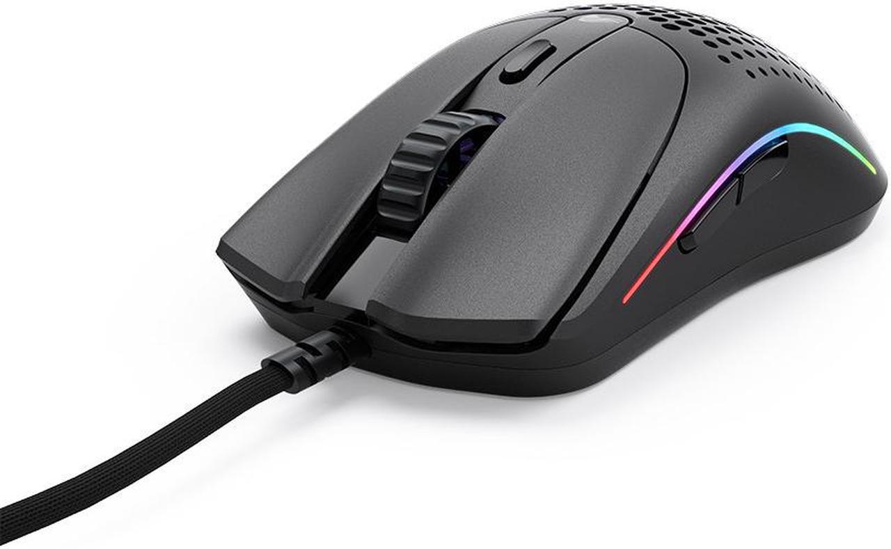 Glorious Model O2 GLO-MS-OV2-MB Black 6 (Reprogrammable) Buttons Wired Optical 26000 dpi Ultralight Ambidextrous Gaming Mouse