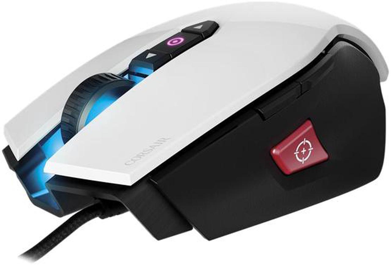 Alt view image 5 of 8 - Corsair Gaming M65 PRO RGB FPS Gaming Mouse, Backlit RGB LED, 12000 DPI, Optical, White