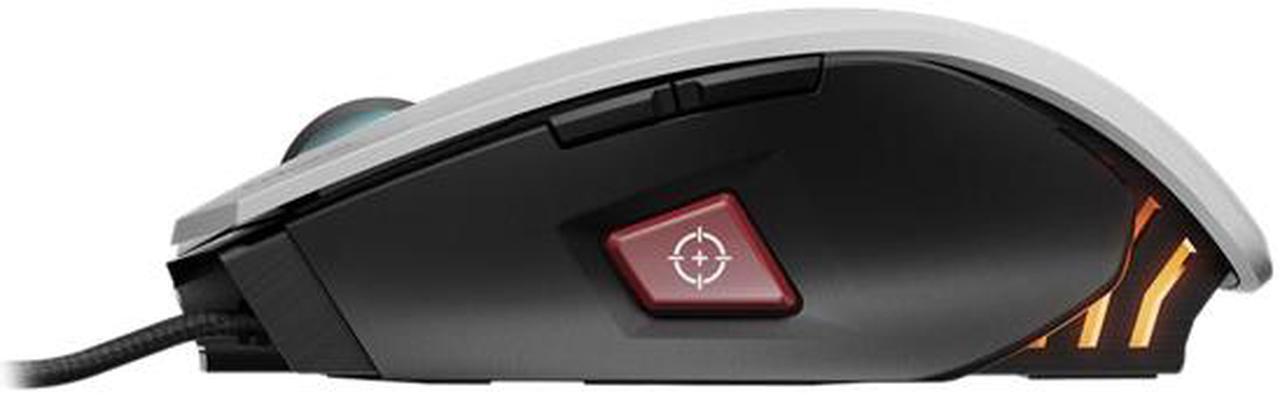 Alt view image 6 of 8 - Corsair Gaming M65 PRO RGB FPS Gaming Mouse, Backlit RGB LED, 12000 DPI, Optical, White
