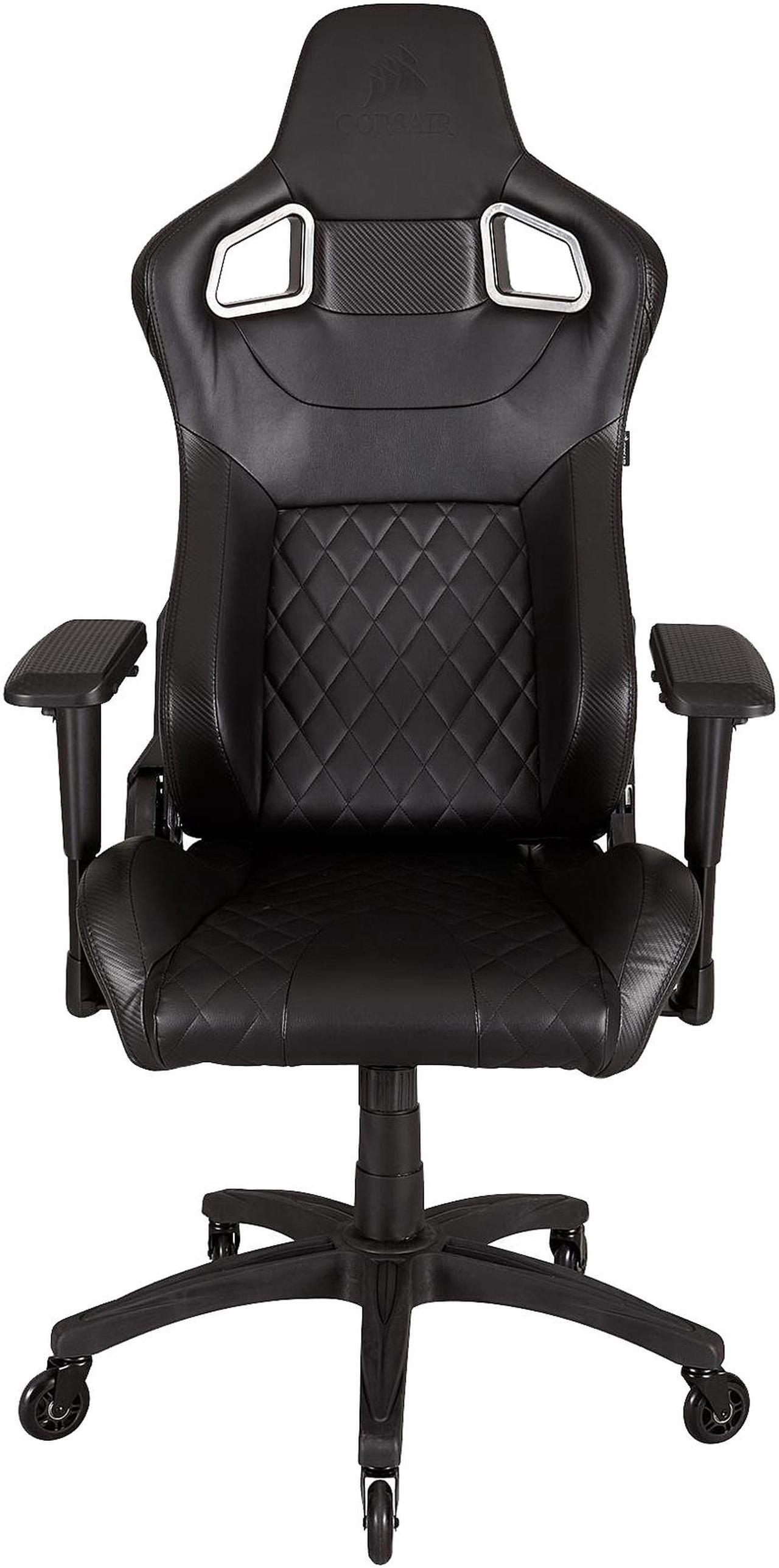 Alt view image 2 of 10 - Corsair T1 RACE, Gaming Chair, High Back Desk and Office Chair, Black / Black