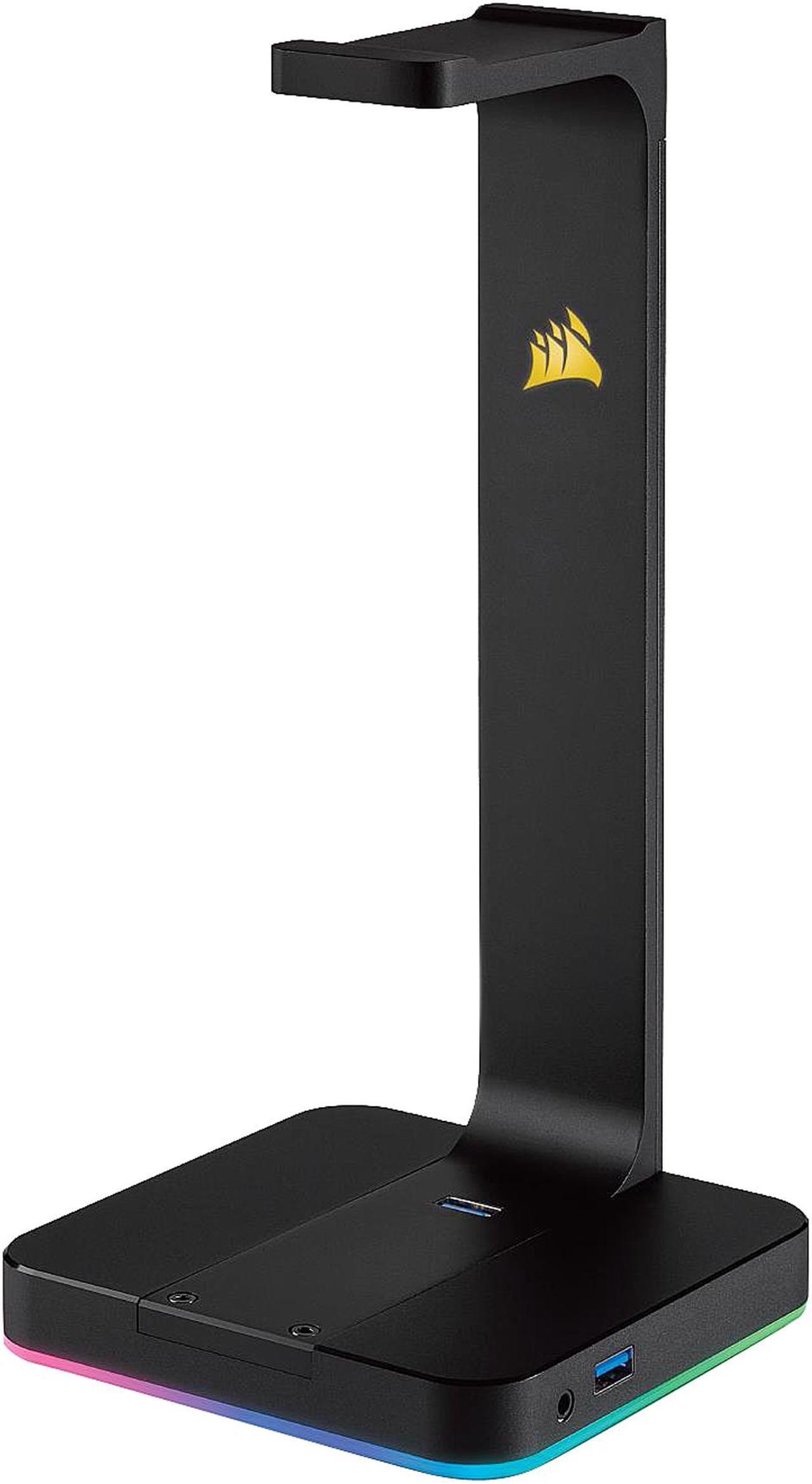 Main image of Corsair ST100 RGB Premium Headset Stand with 7.1 Surround Sound - 3.5mm and 2xUSB 3.0