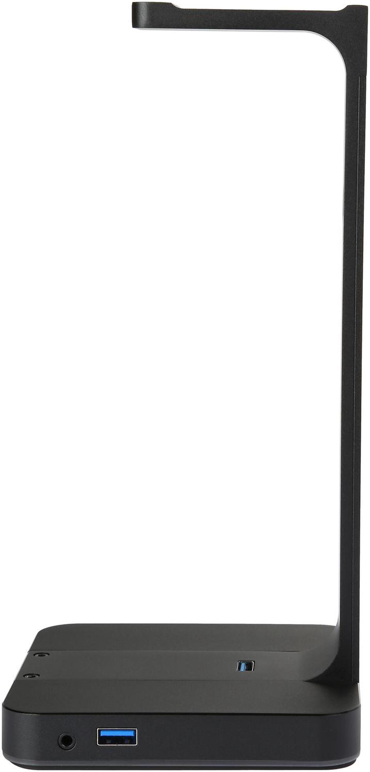 Alt view image 11 of 12 - Corsair ST100 RGB Premium Headset Stand with 7.1 Surround Sound - 3.5mm and 2xUSB 3.0