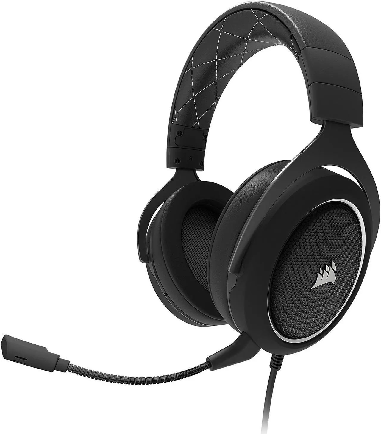 Alt view image 8 of 16 - Corsair HS60 Surround Stereo Gaming Headset with 7.1 Surround Sound - White