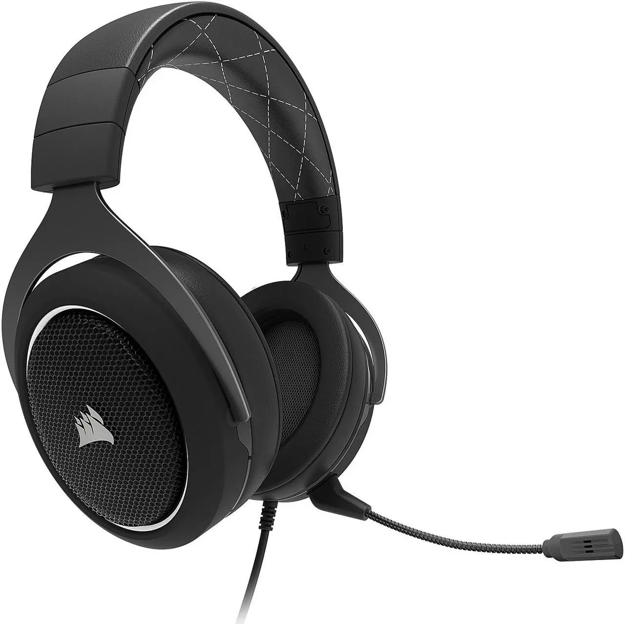 Alt view image 9 of 16 - Corsair HS60 Surround Stereo Gaming Headset with 7.1 Surround Sound - White