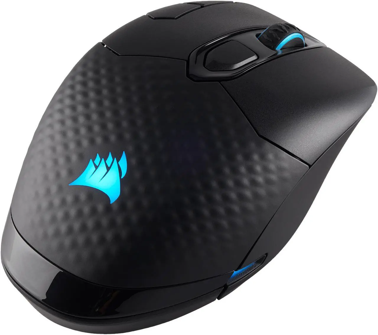 Alt view image 2 of 5 - CORSAIR DARK CORE RGB Performance Wired / Wireless Gaming Mouse, Black, Backlit RGB LED, 16000 dpi, Optical