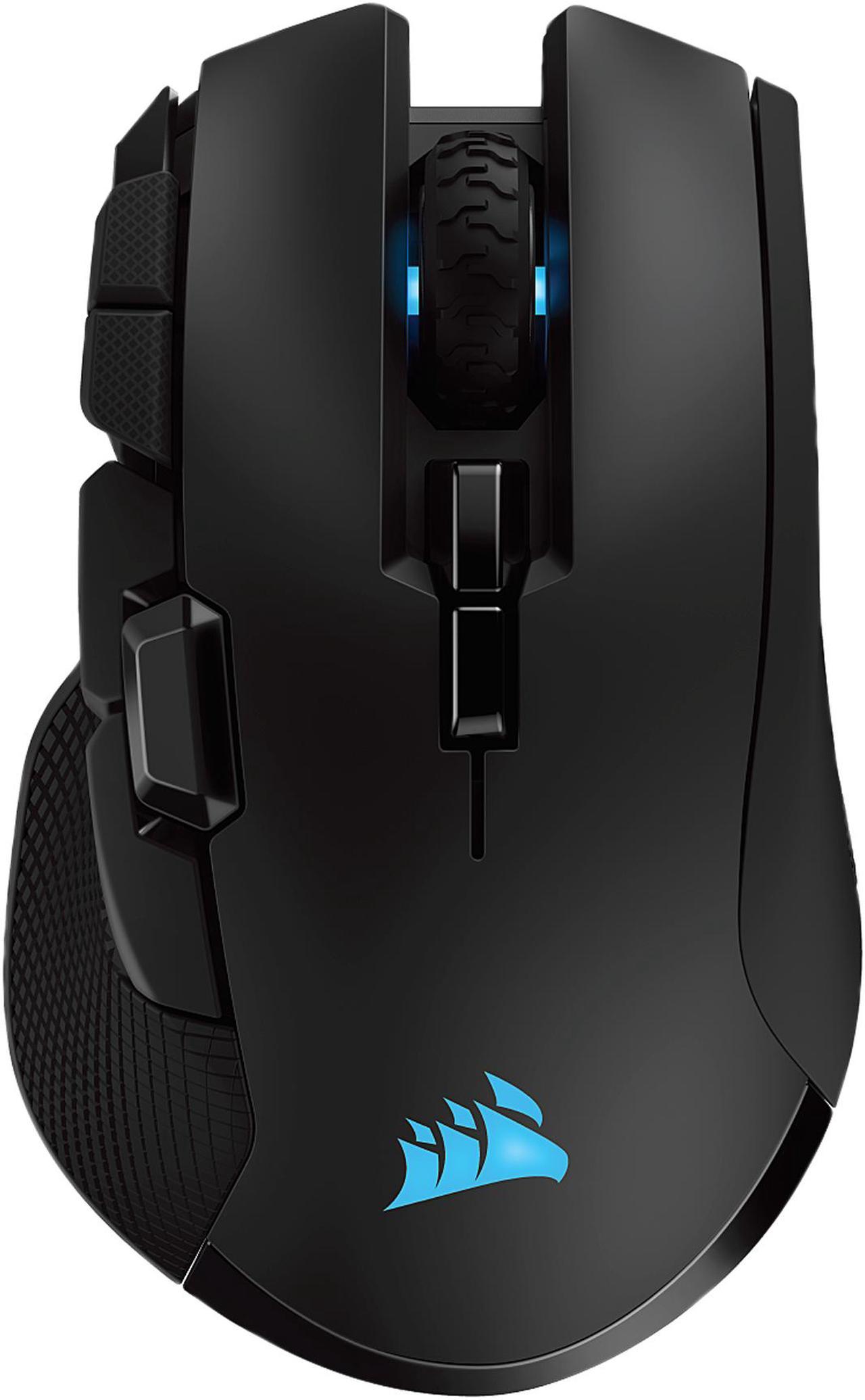 Corsair Ironclaw Wireless RGB - FPS and MOBA Gaming Mouse - 18,000 DPI Optical Sensor - Sub-1 ms SLIPSTREAM Wireless