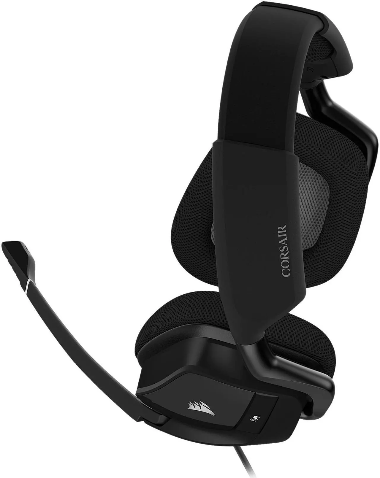 Alt view image 5 of 11 - Corsair Void RGB Elite USB Premium Gaming Headset with 7.1 Surround Sound, Carbon