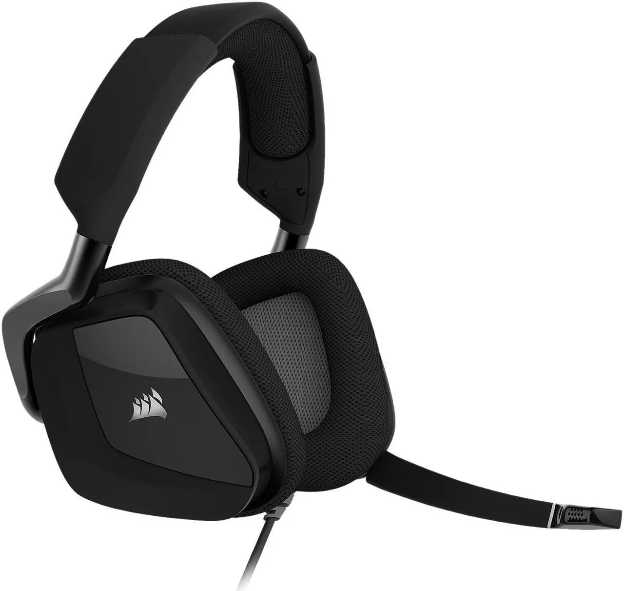 Alt view image 3 of 11 - Corsair Void RGB Elite USB Premium Gaming Headset with 7.1 Surround Sound, Carbon