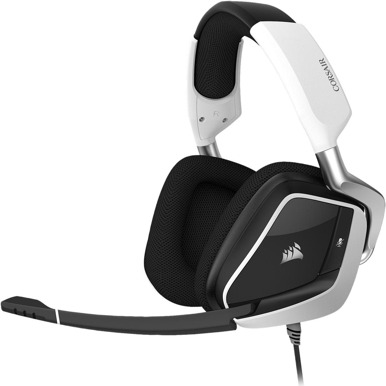 Corsair Corsair Void RGB Elite USB Premium Gaming Headset with 7.1 Surround Sound VOID RGB ELITE USB Connector Circumaural Premium Gaming Headset with 7.1 Surround Sound, White