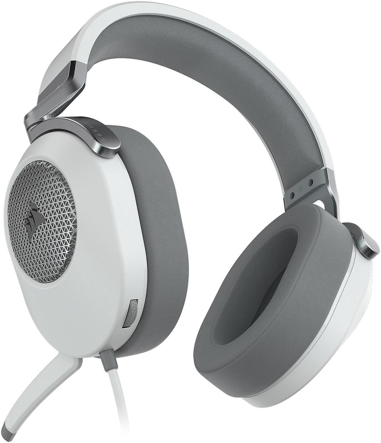 Alt view image 5 of 5 - Corsair HS65 Surround Gaming Headset (Leatherette Memory Foam Ear Pads, Dolby Audio 7.1 Surround Sound On PC And Mac, SonarWorks SoundID Technology, Multi-Platform Compatibility) White