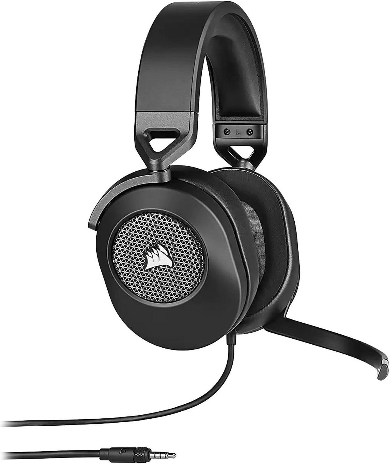 Corsair HS65 SURROUND 3.5mm Connector Circumaural Wired Gaming Headset - Carbon