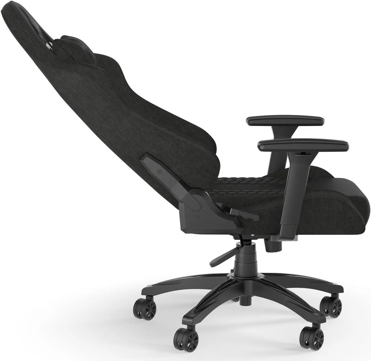 Corsair TC100 Relaxed Gaming Chair – Black Fabric Comfort - Image 4