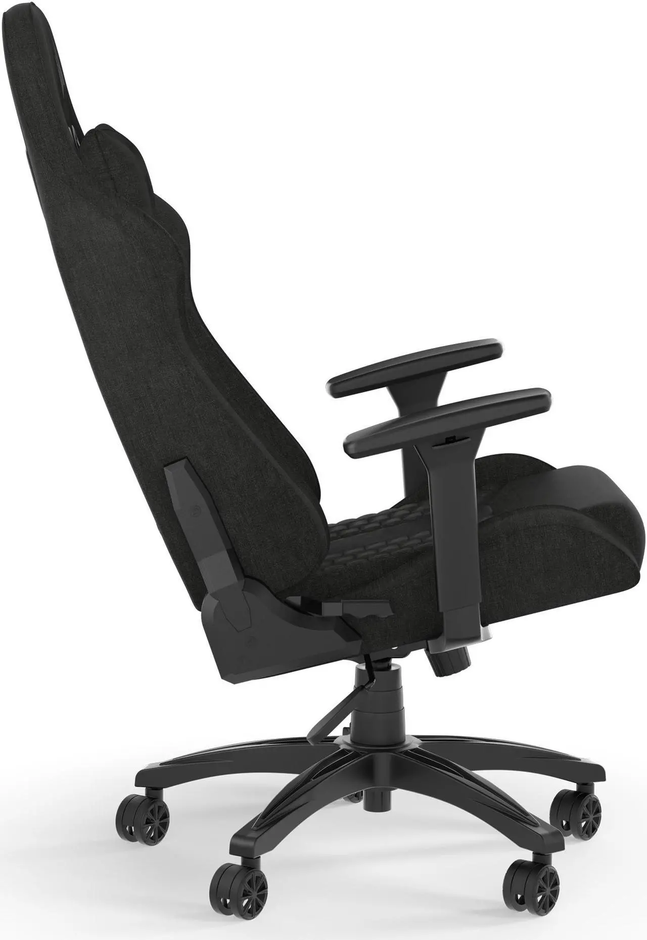 Corsair TC100 Relaxed Gaming Chair – Black Fabric Comfort - Image 5