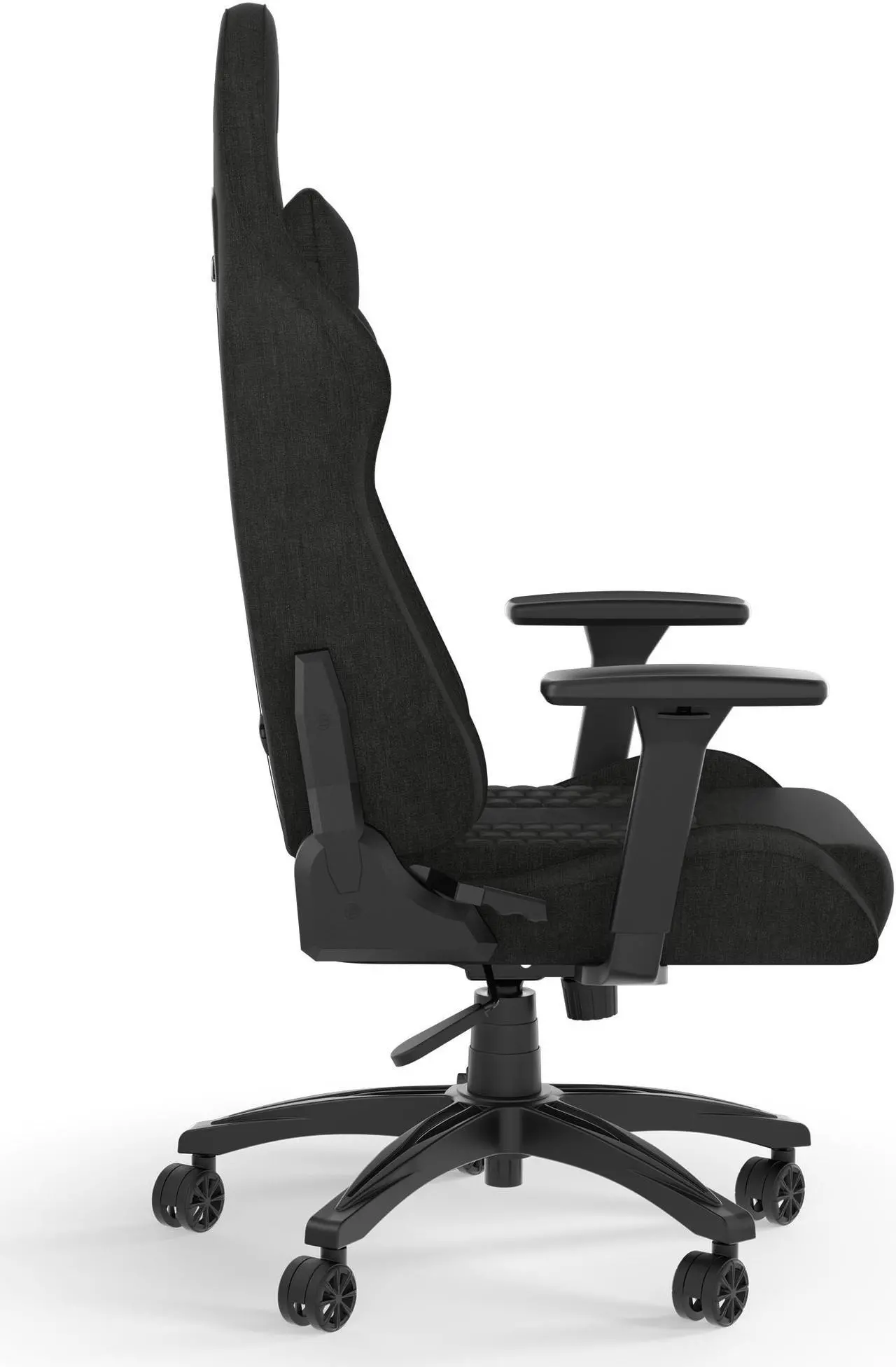 Corsair TC100 Relaxed Gaming Chair – Black Fabric Comfort - Image 3