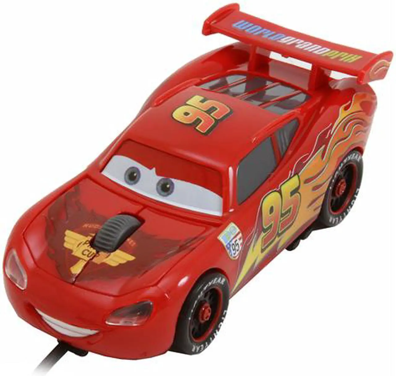 Main image of SAKAR Disney Cars 2 81206 Red 1 x Wheel USB Wired Optical Mouse