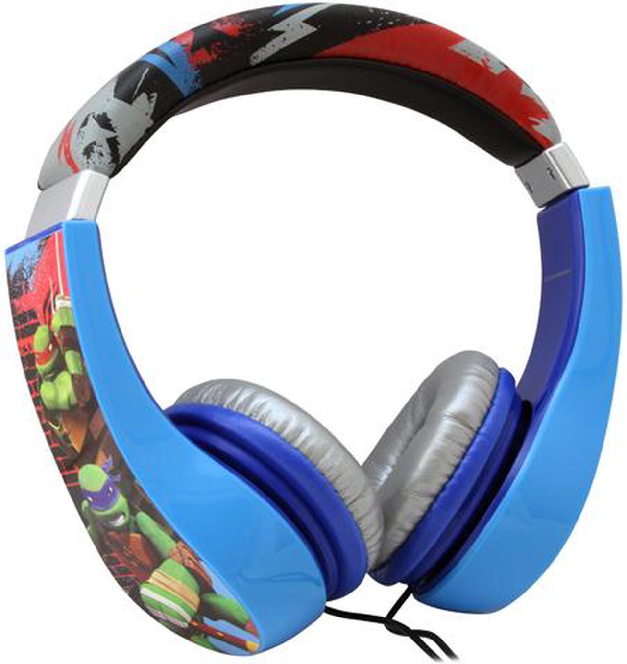 Main image of Sakar Blue 30365-TRU Binaural Teenage Mutant Ninja Turtles Kid Safe Over the Ear Headphone w/ Volume Limiter