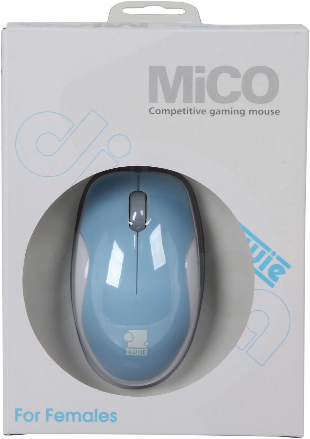 Alt view image 6 of 6 - ZOWIE GEAR MiCO Blue 3 Buttons 1 x Wheel USB Wired Optical e-SPORT 400 / 800 / 1600 Dpi Competitive Gaming Mouse